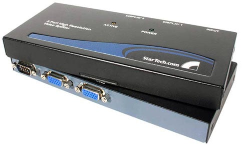 StarTech ST122PRO 2 Port High-Resolution VGA Video Splitter/DA ST-VGADA-1X2P