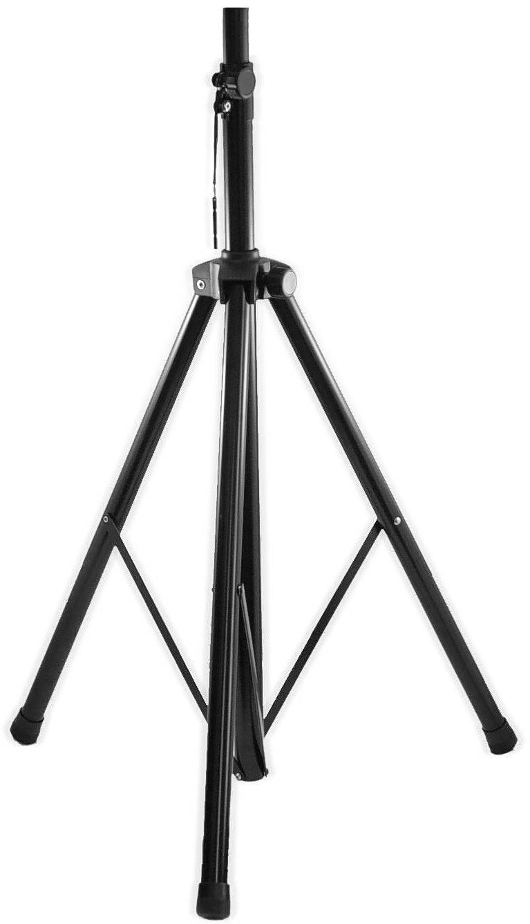 Connect Speaker Stand Aluminum Tripod Base 44-80in Height Black STNDSA
