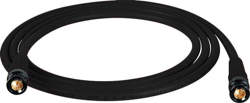 Belden 1694A SDI-HDTV RG6 Black 3Ft. w/Trompeter B/G BNC
