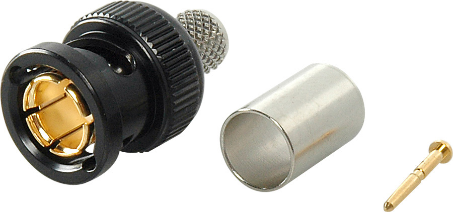 Trompeter UPL2000-D4 BNC Connector for Belden 1694A and Gepco VSD2001