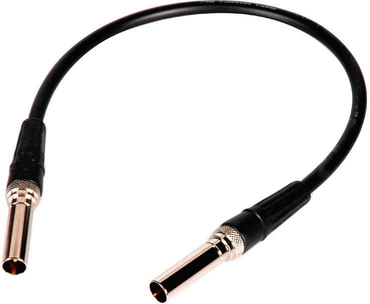 AVP VPC-1-C Video Patch Cord; 1 Ft.; Black VPC-1-C