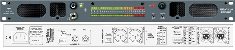 Wohler AMP1-DA/106 Compact 2CH Analog/Dig Self-Pwrd Speaker Sys High R