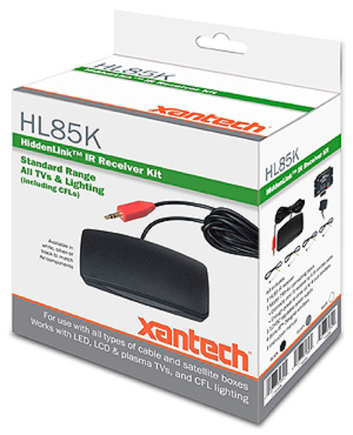 Xantech HL85BK LCD/CFL Hidden Link IR Receiver (Black) XAN-HL85BK