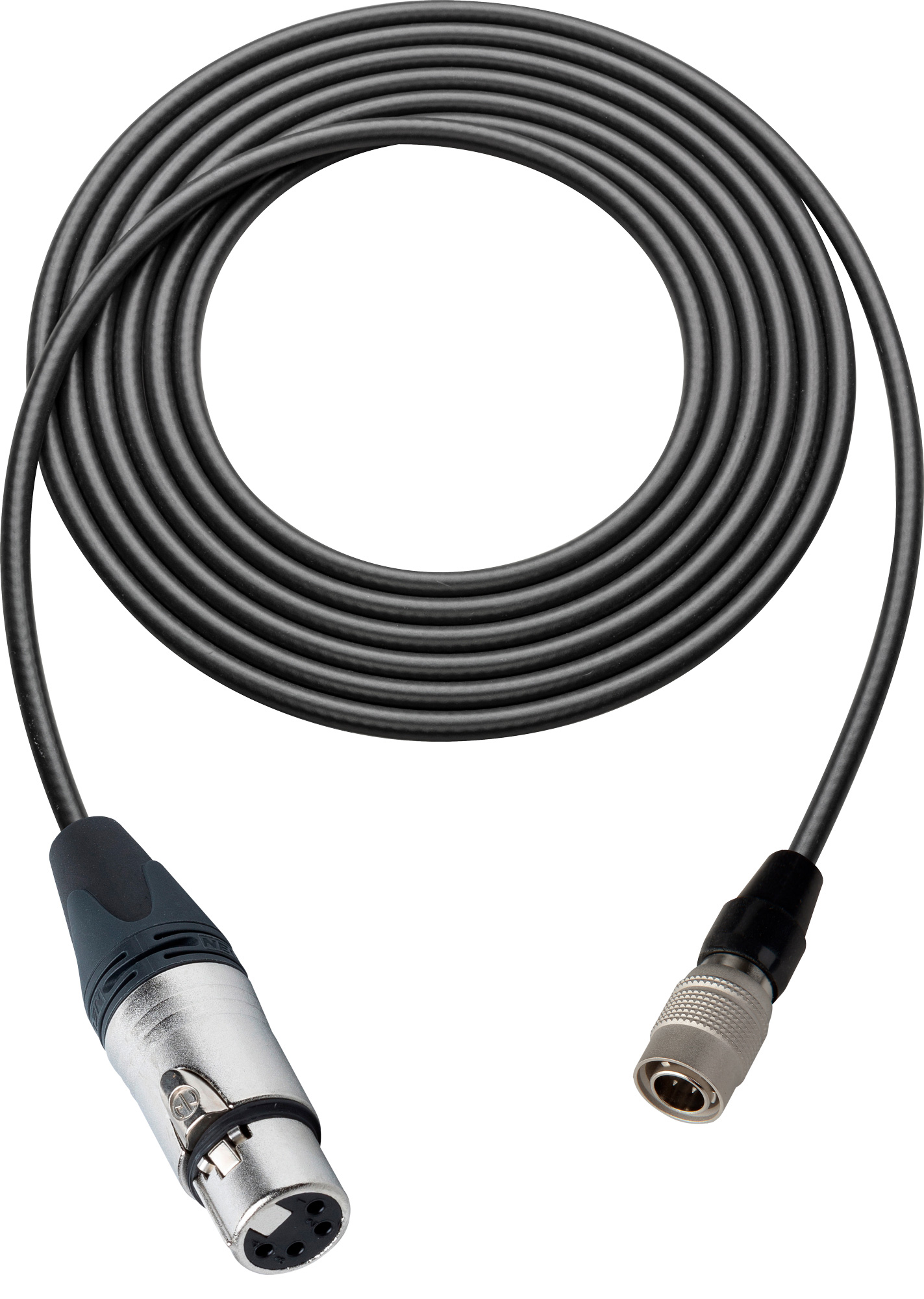 4-Pin XLR Female to HR10A7P4P 4 Pin Male DC Out Power Cable 1 Foot