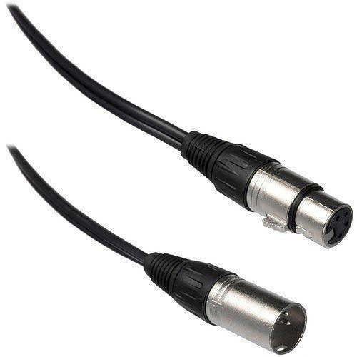 Bescor 4 Pin XLR Power Cable Female to Male 10 Ft XLR-10MF