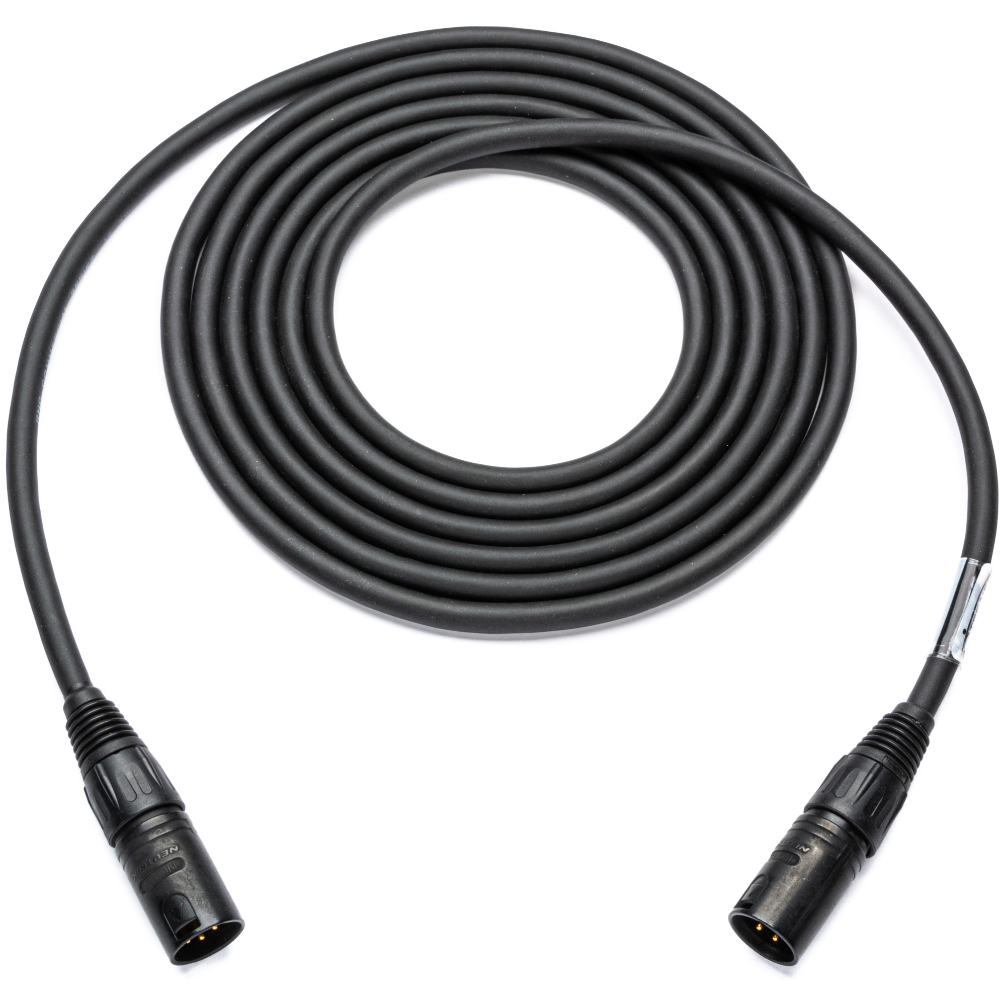 Bescor 4 Pin XLR Power Cable Male to Male 20 Ft XLR-20MM