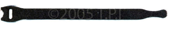 Rip-Tie Lite 1/2x5in Black 10 Rolls of 10 Y-05-XRL-BK