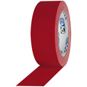 Photo of Pro Tapes 001UPCG455MRED Pro Gaff 4 x 55 Yards (96mm x 50m) Red Matte Cloth Tape - 12 Rolls