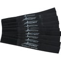 Photo of TecNec by Cord-Lox 5/8 Inch x 5 Inch Hook & Loop Closed Loop Cable Tie Wrap 10 Pack Black