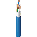 Belden 10GXM13 REVConnect 4-Pair 10Gb Small Diameter U/UTP CMP Cat6A Cable - TIA-Compliant - Blue - 1000 Foot Reel
