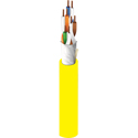 Photo of Belden 10GXM13 REVConnect 4-Pair 10Gb Small Diameter U/UTP CMP Cat6A Cable - TIA-Compliant - Yellow - 1000 Foot Reel