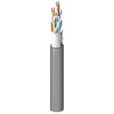 Belden 10GXW13 CMP/Plenum CAT6A 0.250-Inch Diameter U/UTP Premise Horizontal Cable - 4-Pr 23AWG - Gray - 1000 Ft