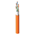 Photo of Belden 10GXW13 CMP/Plenum CAT6A 0.250-Inch Diameter U/UTP Premise Horizontal Cable - 4-Pr 23AWG - Orange - 1000 Foot