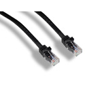 UTP Shielded CAT6 UTP Patch Cable - Black - 100 Foot