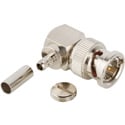 Amphenol RF 112588 BNC Right Angle Crimp Plug for RG-180/ RG-195/ B1855A/ B8218/ 75 Ohm