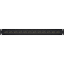 Photo of My Custom Shop 1RU 12-Port RS-422 9-Pin Male-Male Patch Panel
