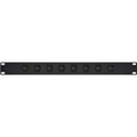 Photo of 8 Point Neutrik Firewire Patchbay 1394 6pin 1394 6pin Black Connectors