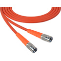 Photo of Laird 1505-F-F-18IN-OE Belden 1505A F-Male to F-Male RG59 Digital Coax Cable - 18 Inch Orange