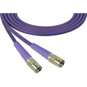 Photo of Laird 1505-F-F-18IN-PE Belden 1505A F-Male to F-Male RG59 Digital Coax Cable - 18 Inch Purple