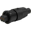 Switchcraft Micro-Con-X 2-Pin Cable Socket w/Solder Contacts - Compatible w/ AJA D10/5/4 Mini-Converter Power Supply