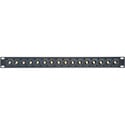 Photo of My Custom Shop 16-Port Recessed 75 Ohm BNC Feed-Through Patchbay - 1RU
