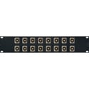 Photo of My Custom Shop 16-Port BNC Patch Panel w/ Switchcraft E Series - 2RU