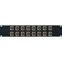 Photo of My Custom Shop 16XEHBNC2 16-Port BNC Patch Panel w/ Switchcraft E Series - 2RU