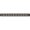 My Custom Shop 16-Port XLR Female Patch Panel w/ NEUTRIK NC3FD-L-1 Connectors - 1RU
