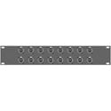 My Custom Shop 16-Port RJ45 CAT5e Feed-Through Panel w/ Neutrik NE8FDP - 2RU
