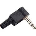 Photo of 3.5mm TRRS 4 Conductor Right Angle Stereo Plug