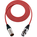Photo of Sescom 1800F-XMF-1-RD Digital Patch Cable Belden 1800F AES/EBU Female XLR to Male XLR High-Flex Red - 1 Foot