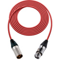 Photo of Sescom Digital Patch Cable Belden 1800F AES/EBU Female XLR to Male XLR High-Flex Red - 1 Foot