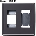 FSR 18211/SW-DB-1P2D 2-Gang Device Box  Accepts 1 Power & 1 Data Decora Insert For Use w/ Smart-Way Floor Raceway