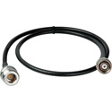 Laird Wi-Fi 802.11 a/b/g-Compatible Belden 7807A Reverse-Polarized TNC Male to N-Type Female Cable - 2 Foot