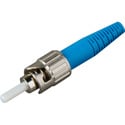 Photo of Senko 215-103-L1 Premium 125um SingleMode ST Fiber Connector with Blue 3mm Boot