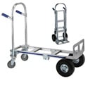 Photo of Wesco 220293 Cobra Junior Convertible Production Cart & Hand Truck (Pneumatic)