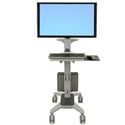 Ergotron 24-189-055 Neo-Flex WideView WorkSpace Monitor Stand/Cart