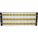 Photo of Canare 244U-DVJBW 6X24 4RU 75 Ohm HD-SDI Patchbay Normal Through