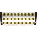 Photo of Canare 244U-DVJBW 6X24 4RU 75 Ohm HD-SDI Patchbay Normal Through