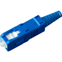 Photo of Senko 254-193-6L1 UPC Premium 125um SingleMode 3mm SC Fiber Connector - Blue