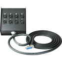 Photo of Sescom DB25 DA-88 Audio Cable Canare Analog 25-Pin D-Sub Male to 8 XLR Female Receptacle Fan Box - 5 Foot