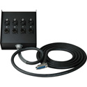 Photo of Sescom DB25 DA-88 Audio Cable Mogami 25-Pin D-Sub Male to 4 XLR Female and 4 XLR Male Fan Box - 25 Foot