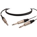 Photo of Sescom 2MRC-TS-15 Return/Send HiFi Cable Single Pair 1/4 TS Mono Insert - 15 Foot