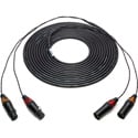 Photo of Sescom 2-Channel Snake Cable XLR Male to XLR Female with 24 inch Fanout - 250 Foot