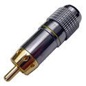 Photo of Gold RCA Plug With Black Band