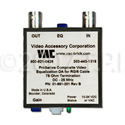 VAC 31-951-201 Compact 1x2 Equalization DA for RG-59 Cable - VAC Brick
