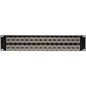 Photo of My Custom Shop 2RU 32-Port Flushmount Canare BNC Feed-Through Panel - 2RU