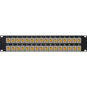 Photo of My Custom Shop 32-Port Flushmount RCA To Solder Point Patch Panel - 2RU