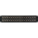 Photo of My Custom Shop 32XB/R-HD 32-Port Recessed Neutrik 75 Ohm 12G SDI BNC Feedthrough Patch Panel - 2RU