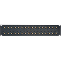 Photo of My Custom Shop 32-Port Recessed 75 Ohm BNC Feed-Through Patchbay - 2RU